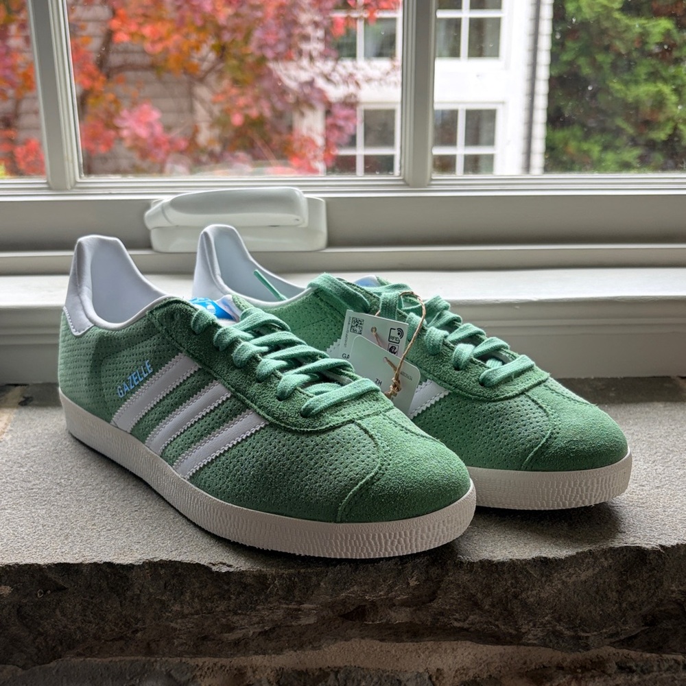 Adidas Kids Mint Green Sneakers